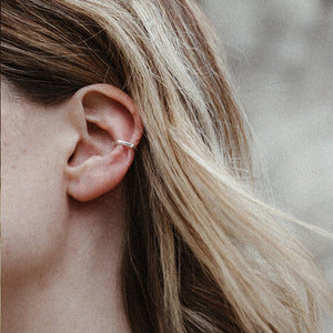 kind ear cuff - silver