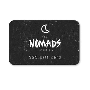 the NOMADS studio digital gift card