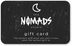 the NOMADS studio digital gift card
