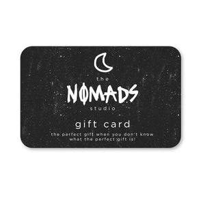 the NOMADS studio digital gift card